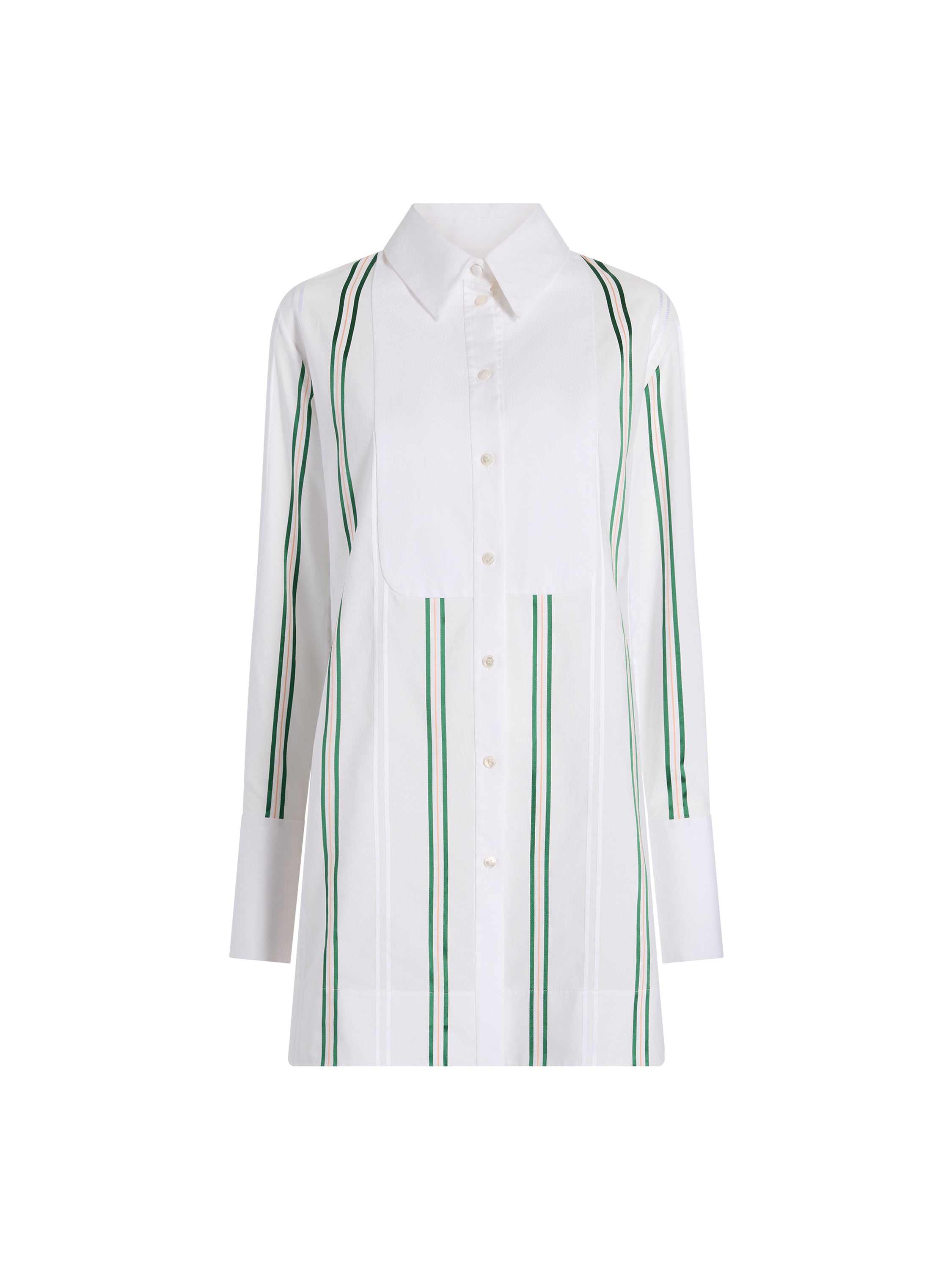 Slim Striped Tuxedo Shirt
