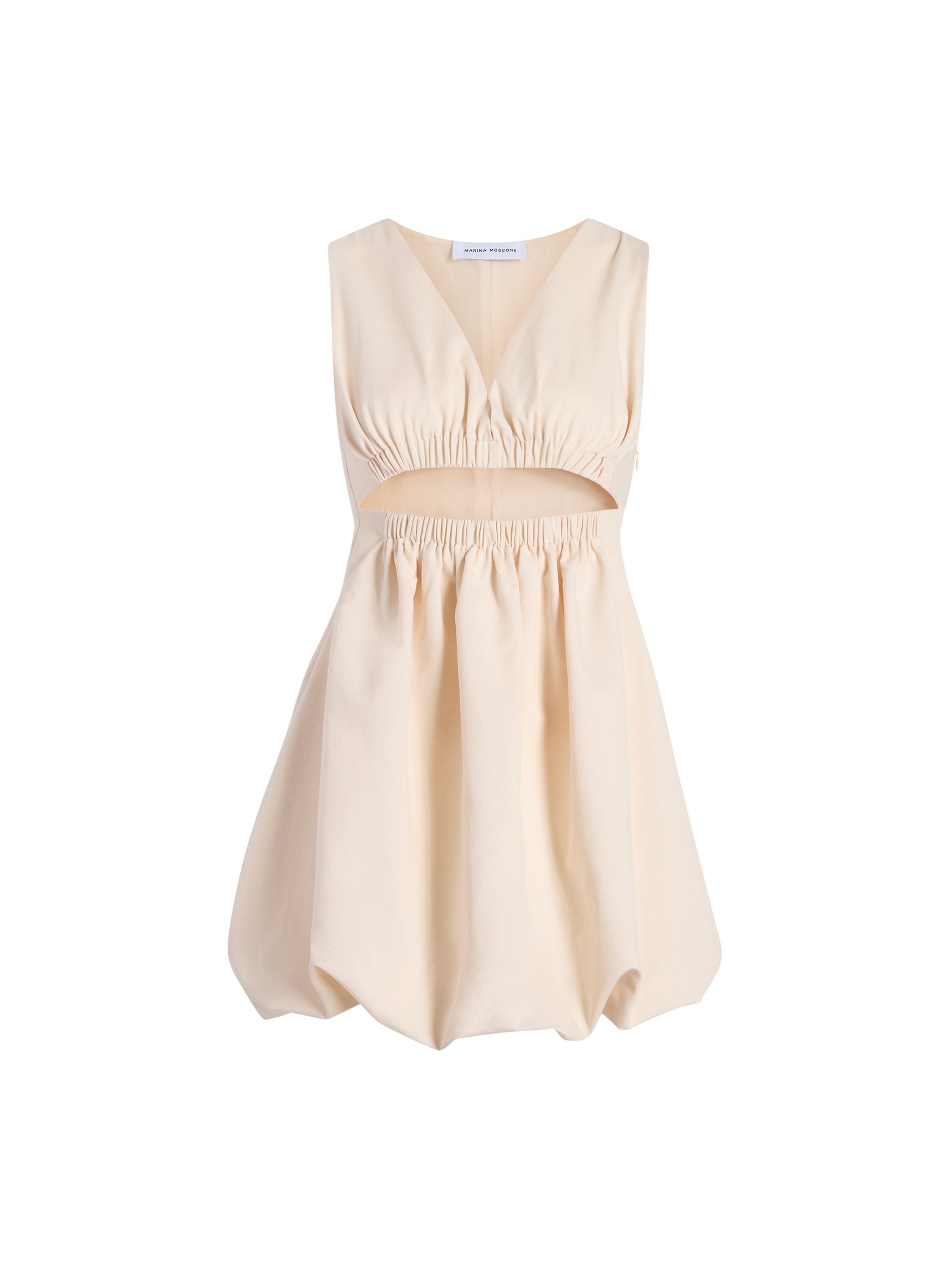 Cutout Cotton Bubble Dress