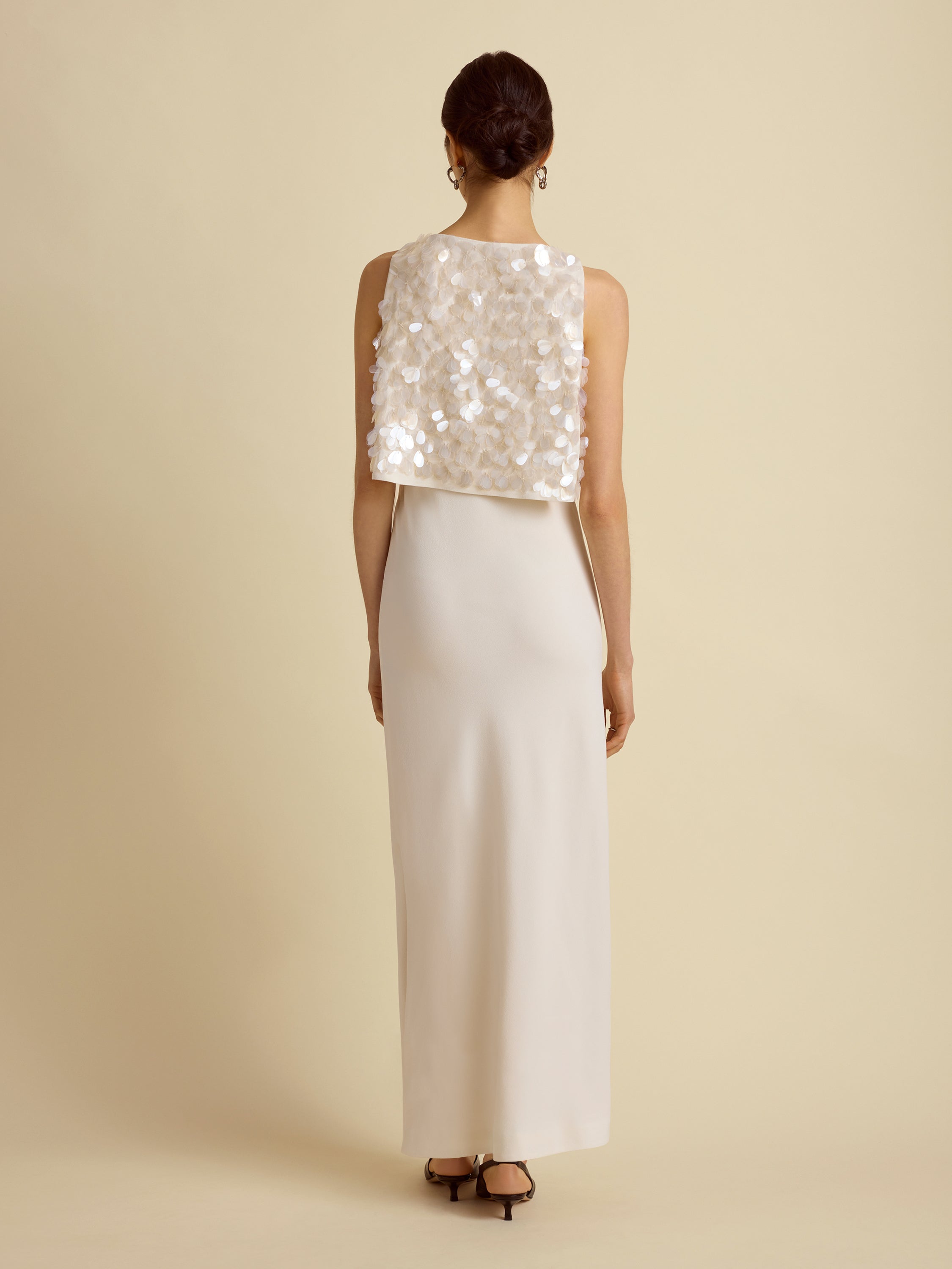 Paillette Bias Dress