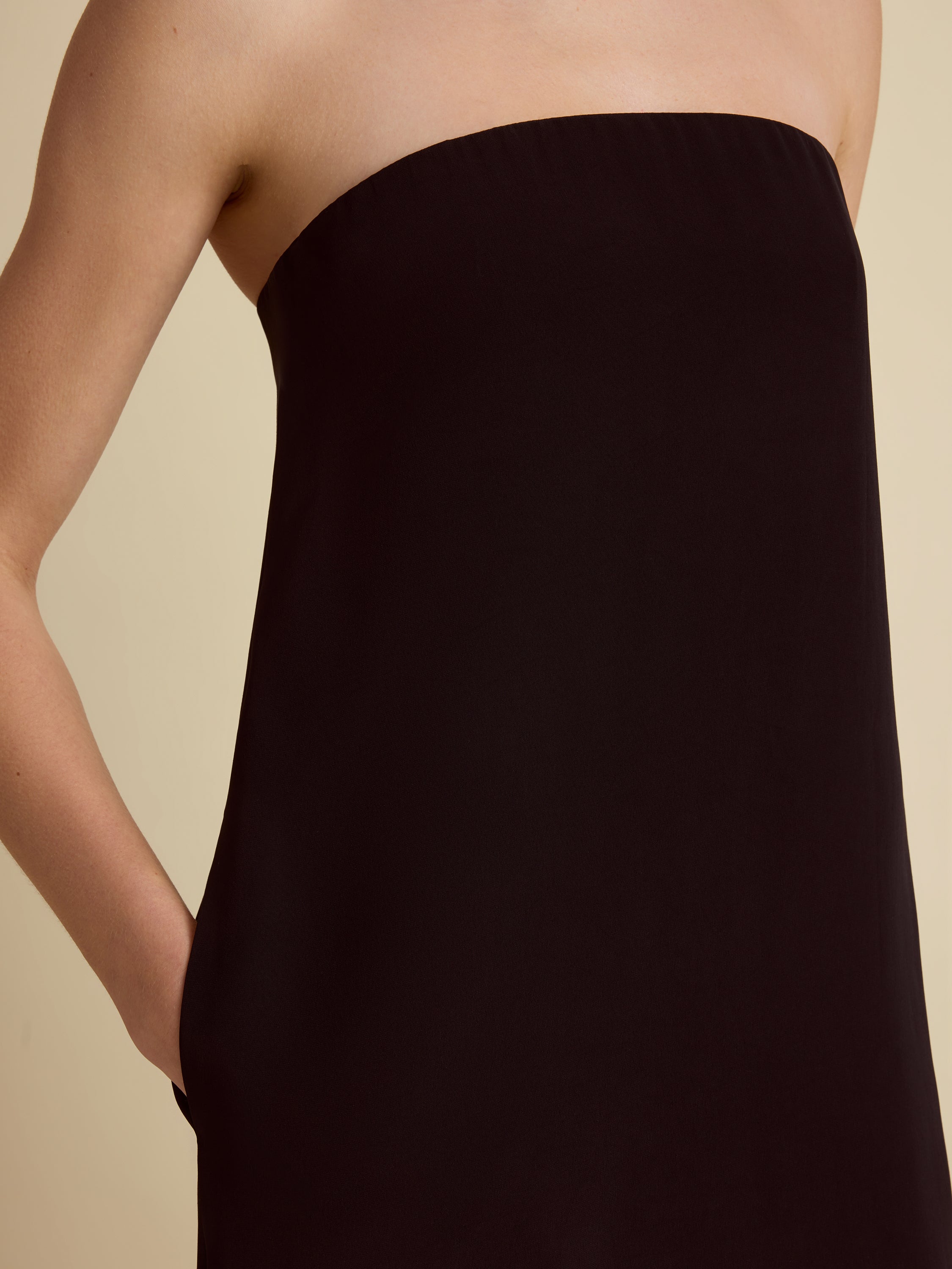 Strapless Cocoon Dress