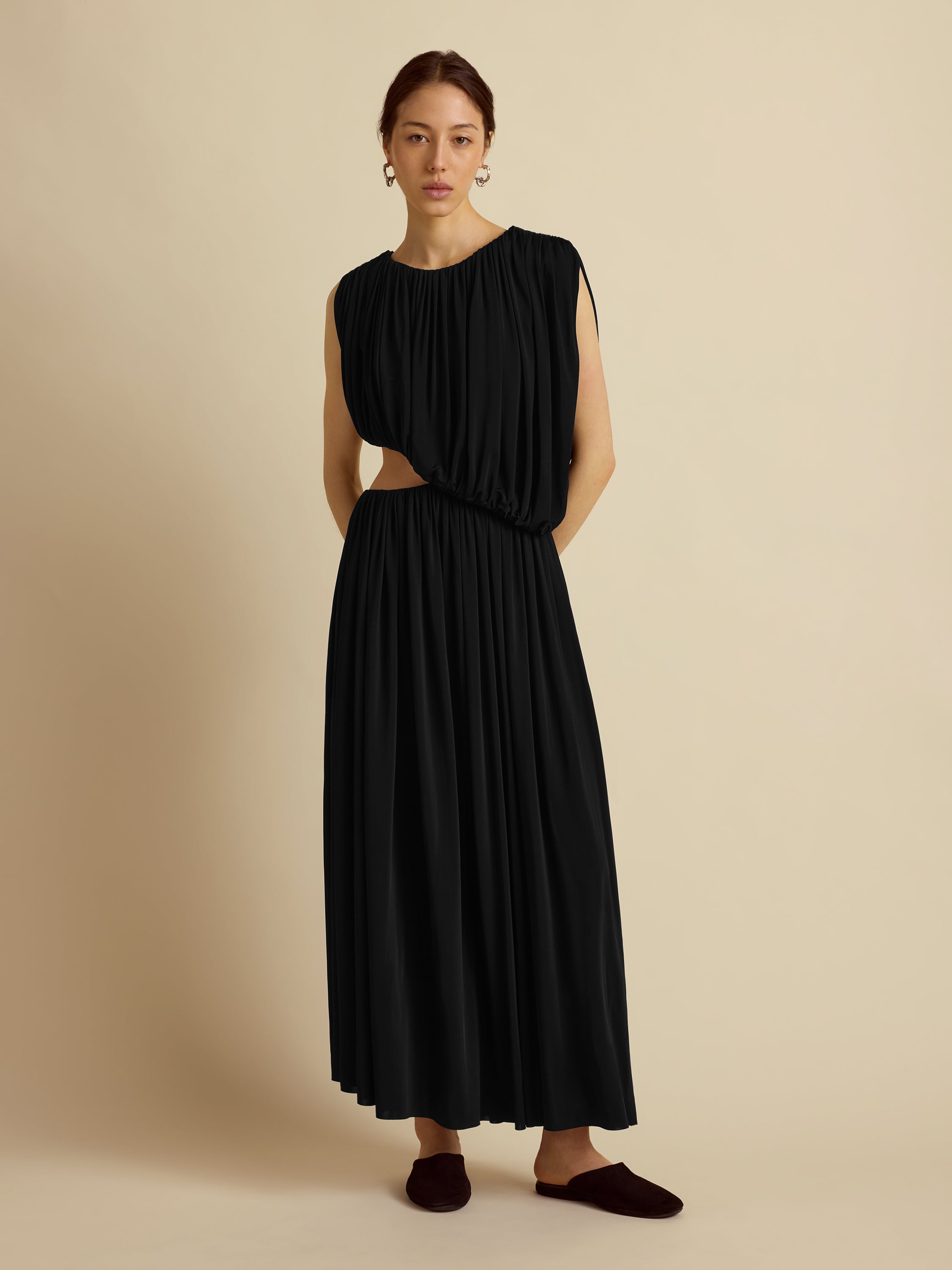 Draped Jersey Dress