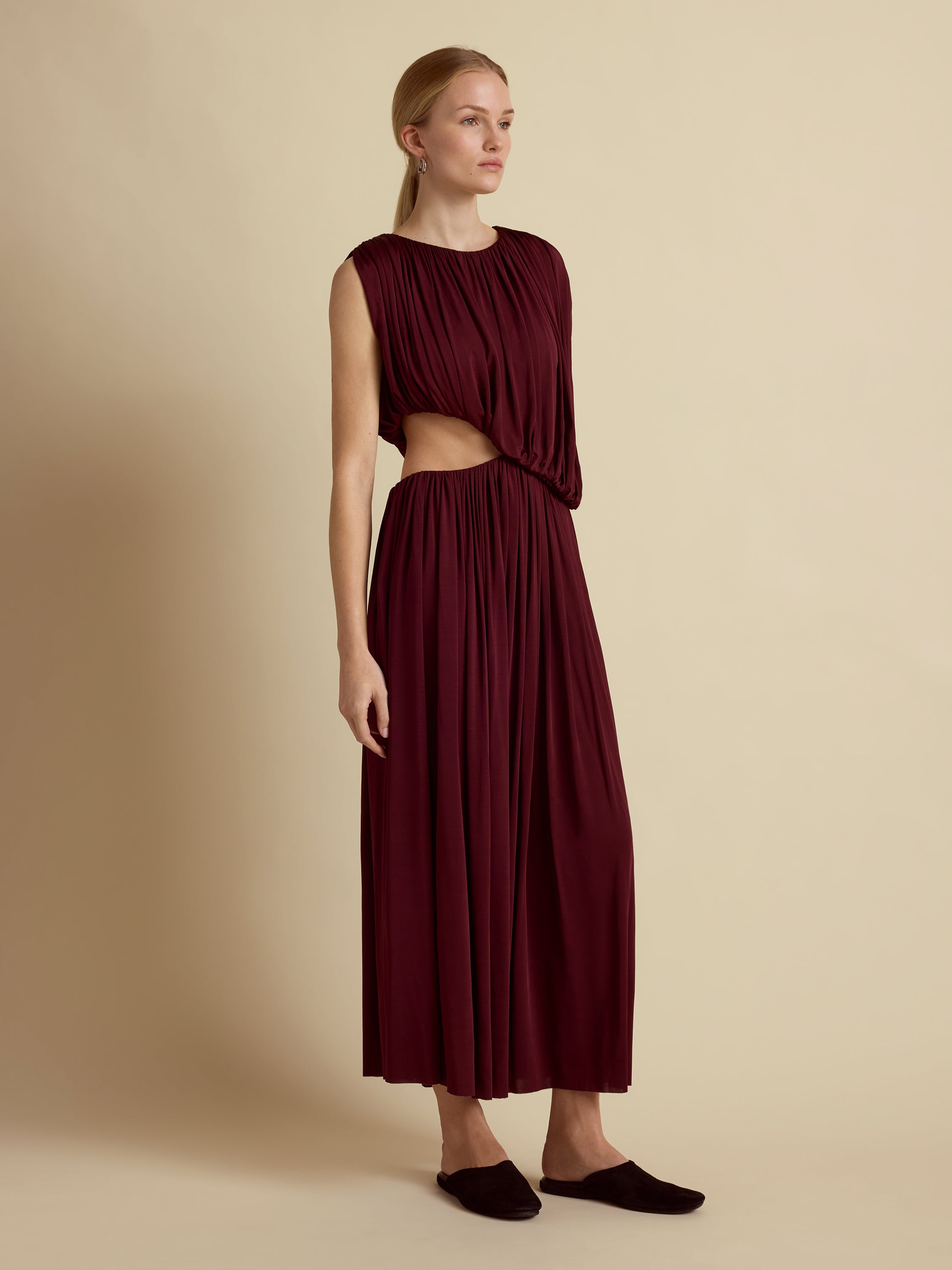 Draped Jersey Dress