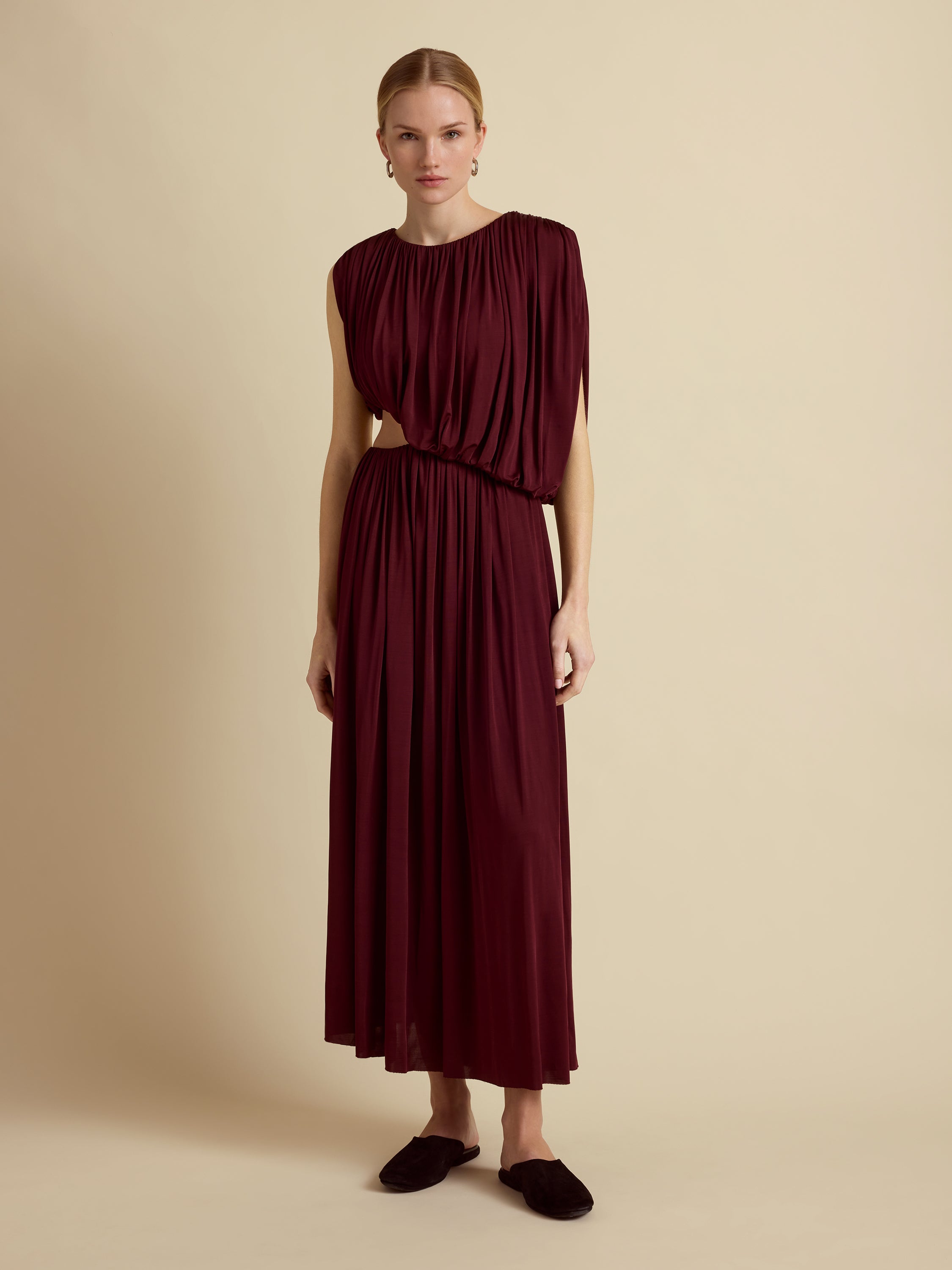 Draped Jersey Dress