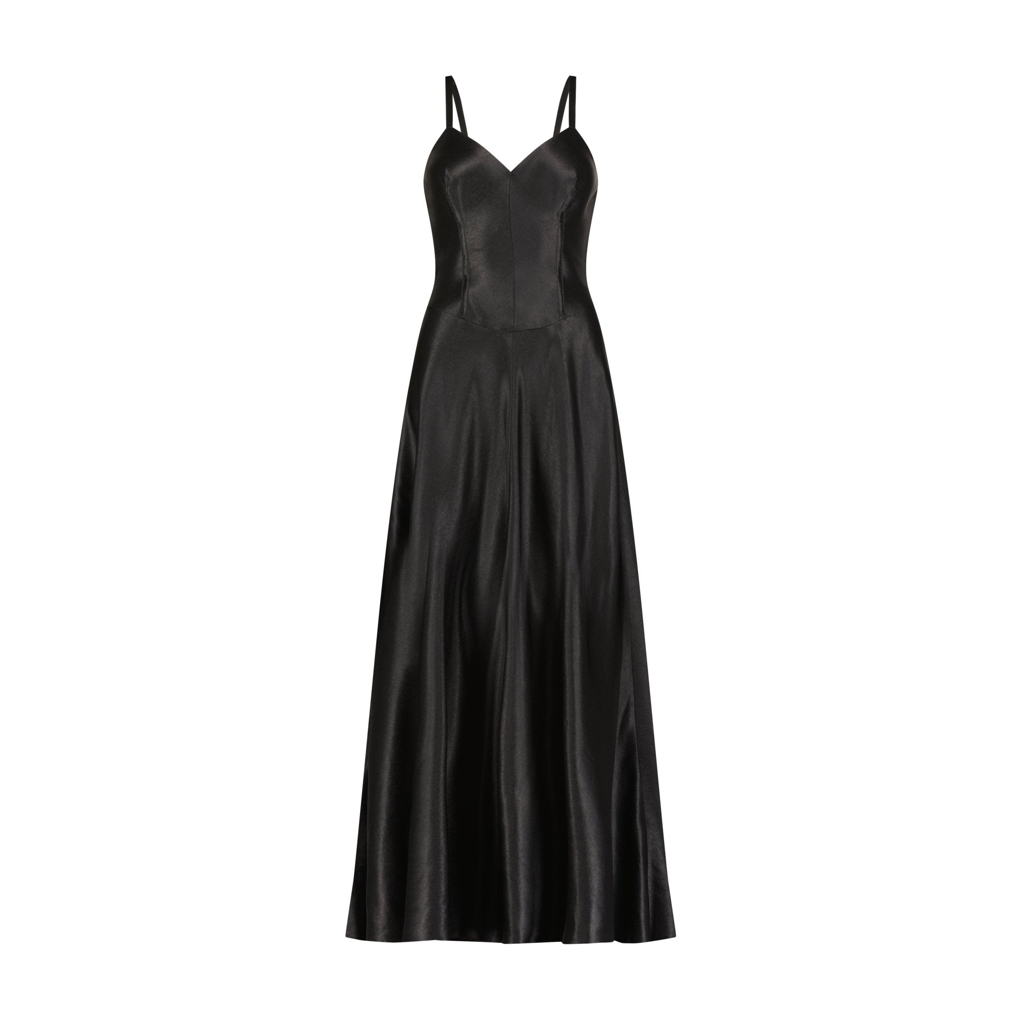 Satin Swing Dress - Marina Moscone
