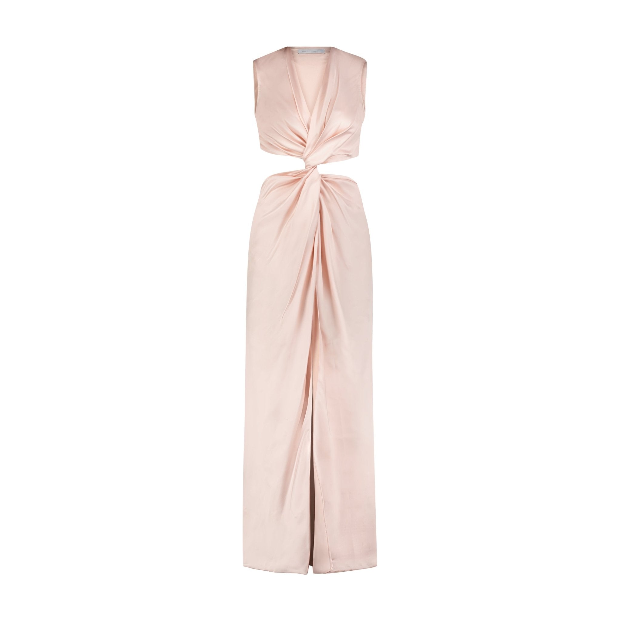 Satin Twist Dress - Marina Moscone