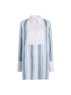 Slim Striped Tuxedo Shirt