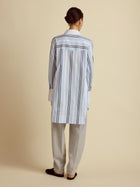 Slim Striped Tuxedo Shirt