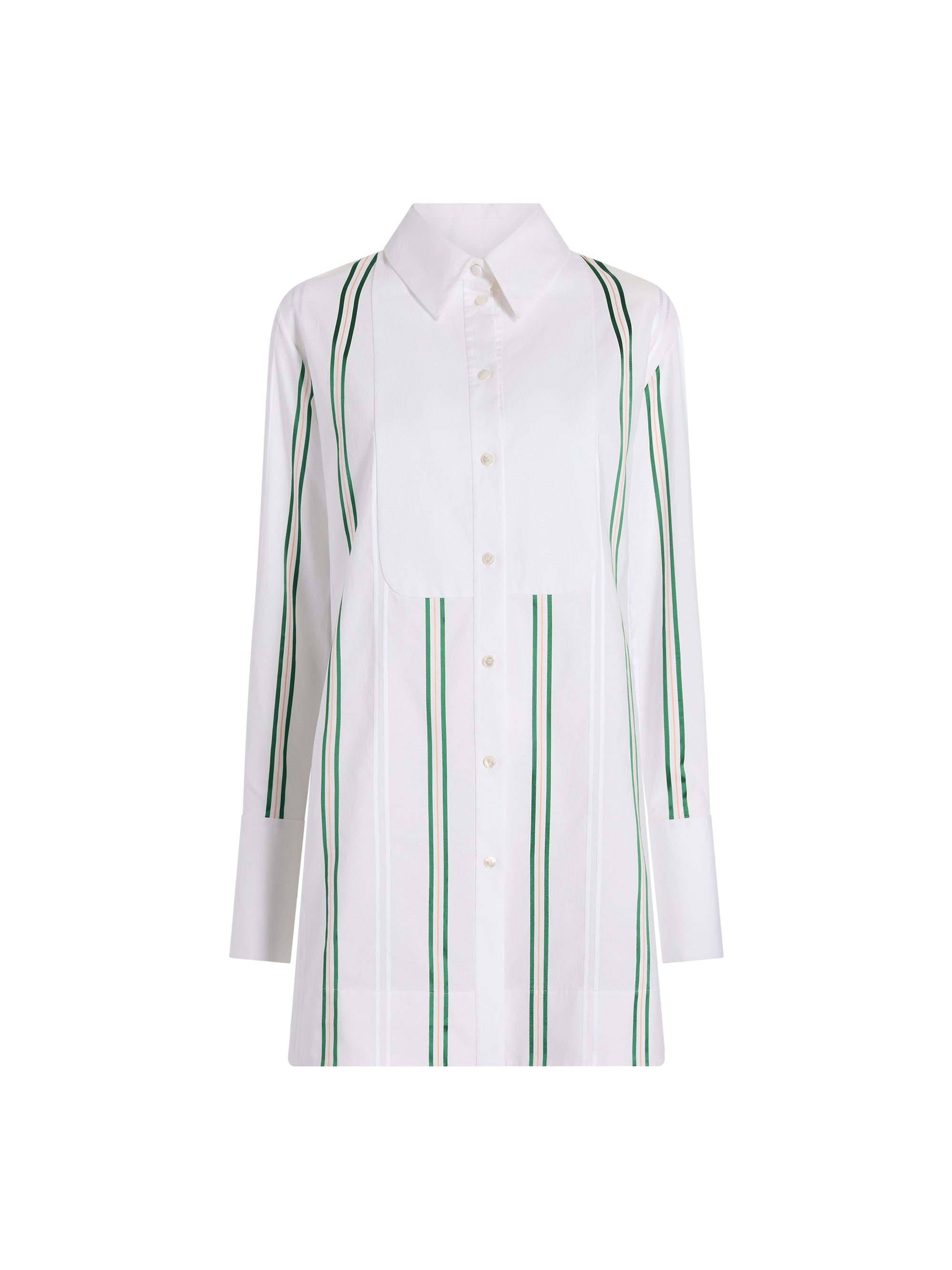 Slim Striped Tuxedo Shirt