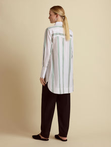 Slim Striped Tuxedo Shirt
