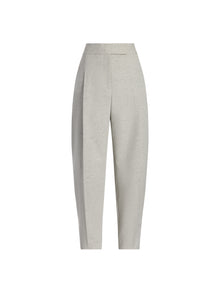 Cotton Silk Cocoon Trouser
