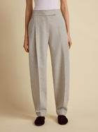 Cotton Silk Cocoon Trouser