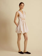 Cutout Cotton Bubble Dress