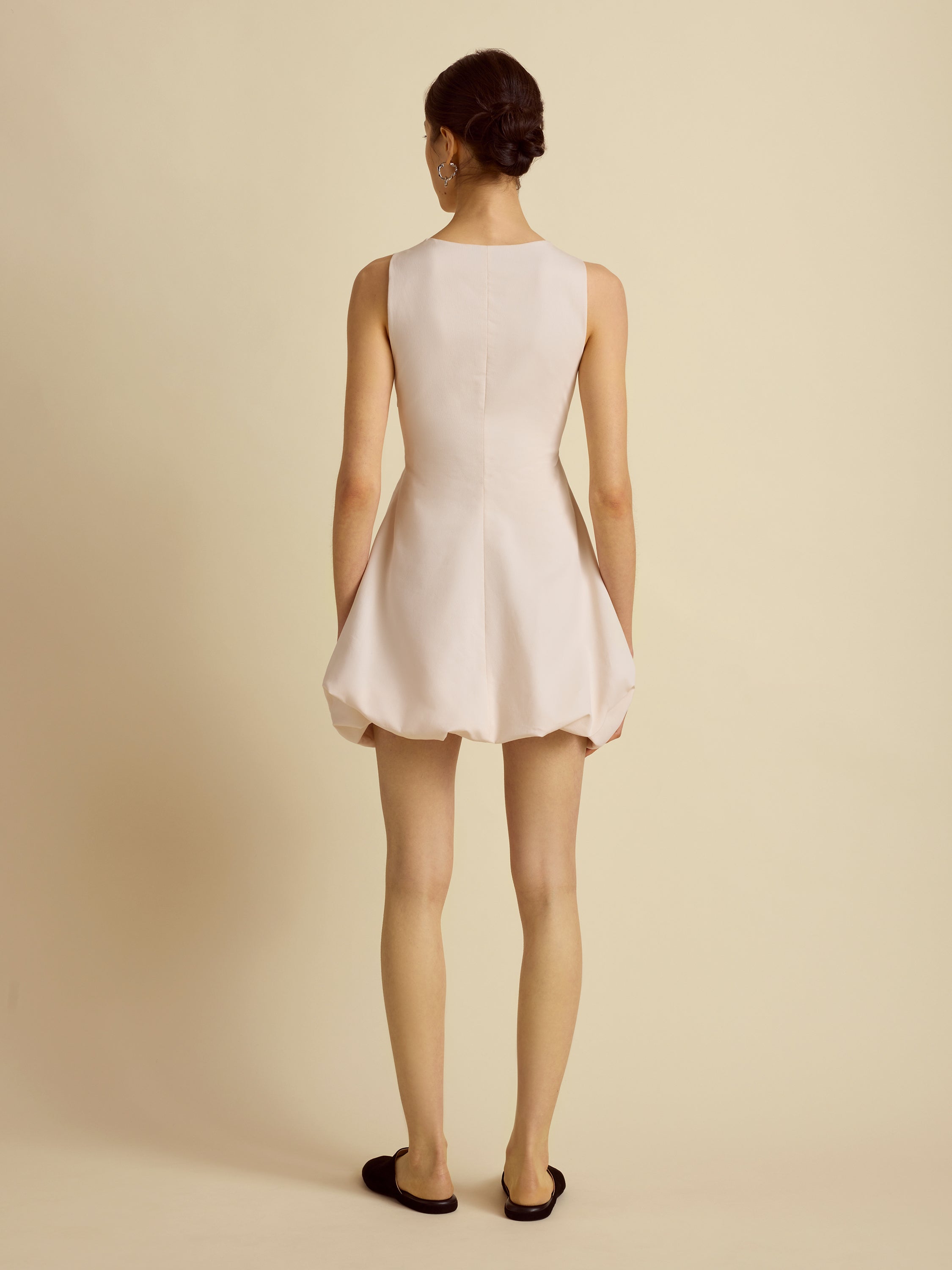 Cutout Cotton Bubble Dress