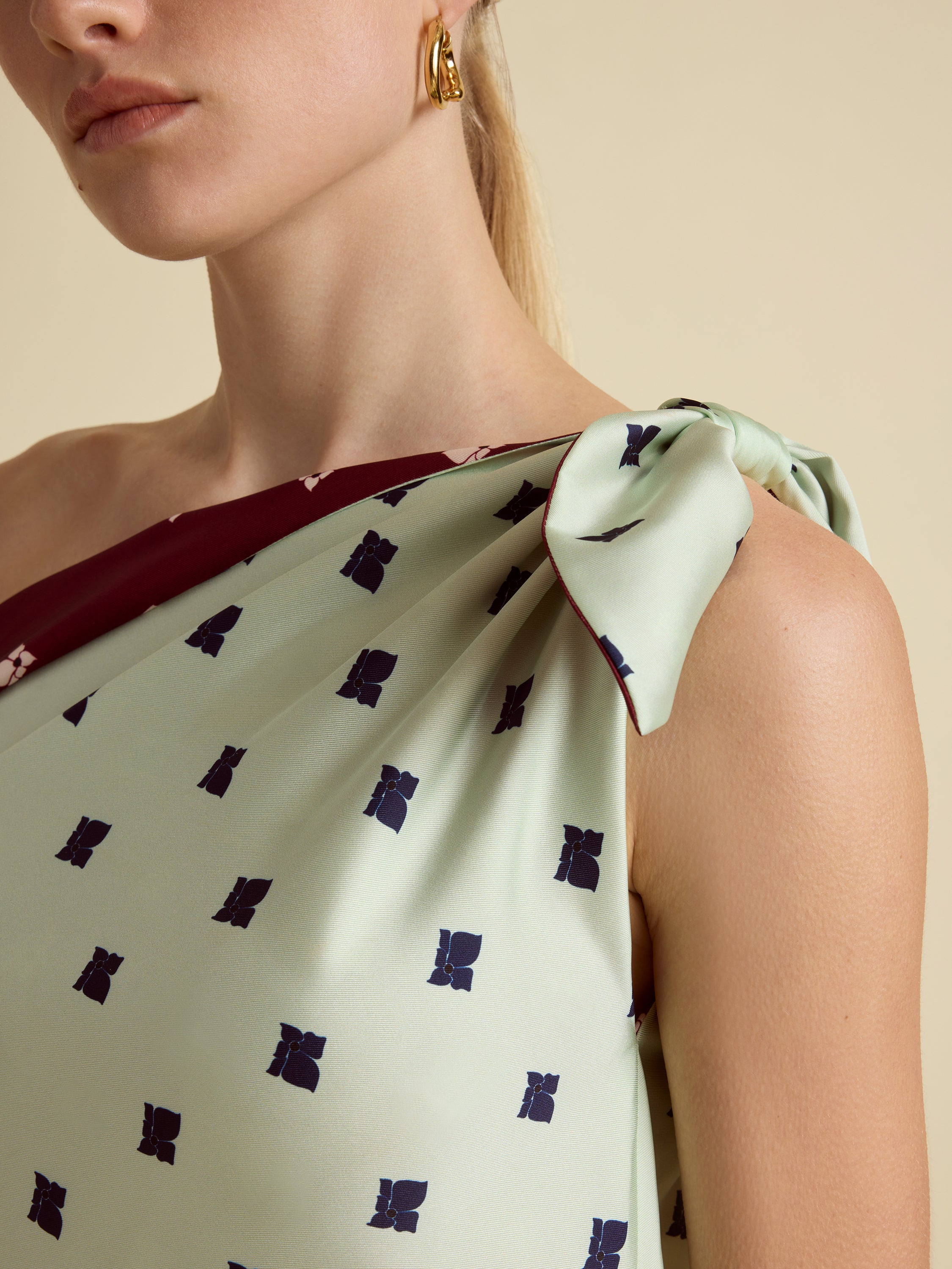 Floral Tabard Tie Tunic