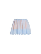 Silk Layered Mini Cocoon Skirt