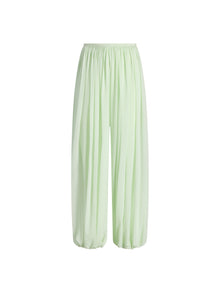 Silk Gathered Cocoon Pant