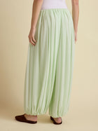 Silk Gathered Cocoon Pant