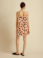 Mini Dress with Floral Appliqué