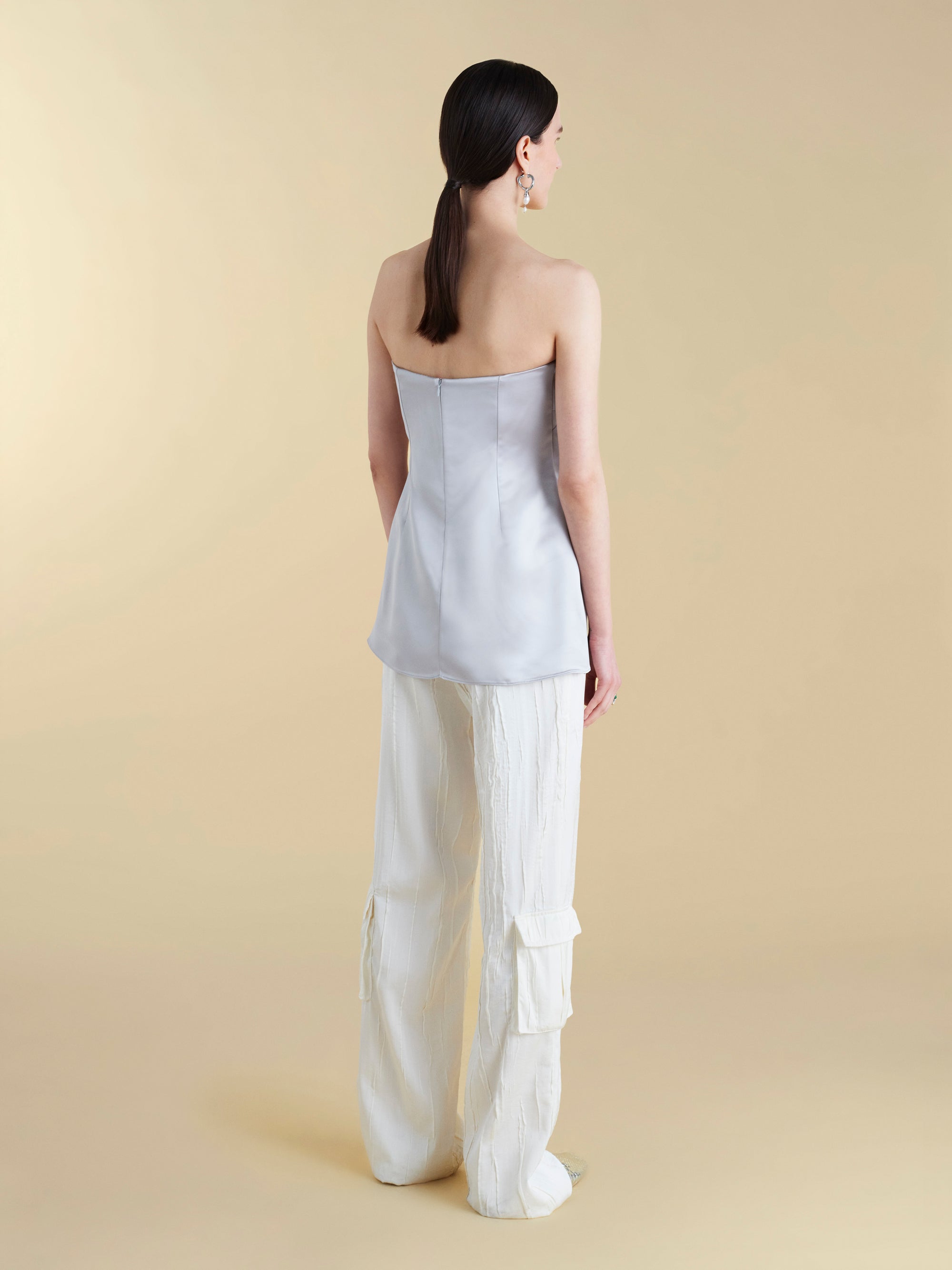 Satin Twist Bustier