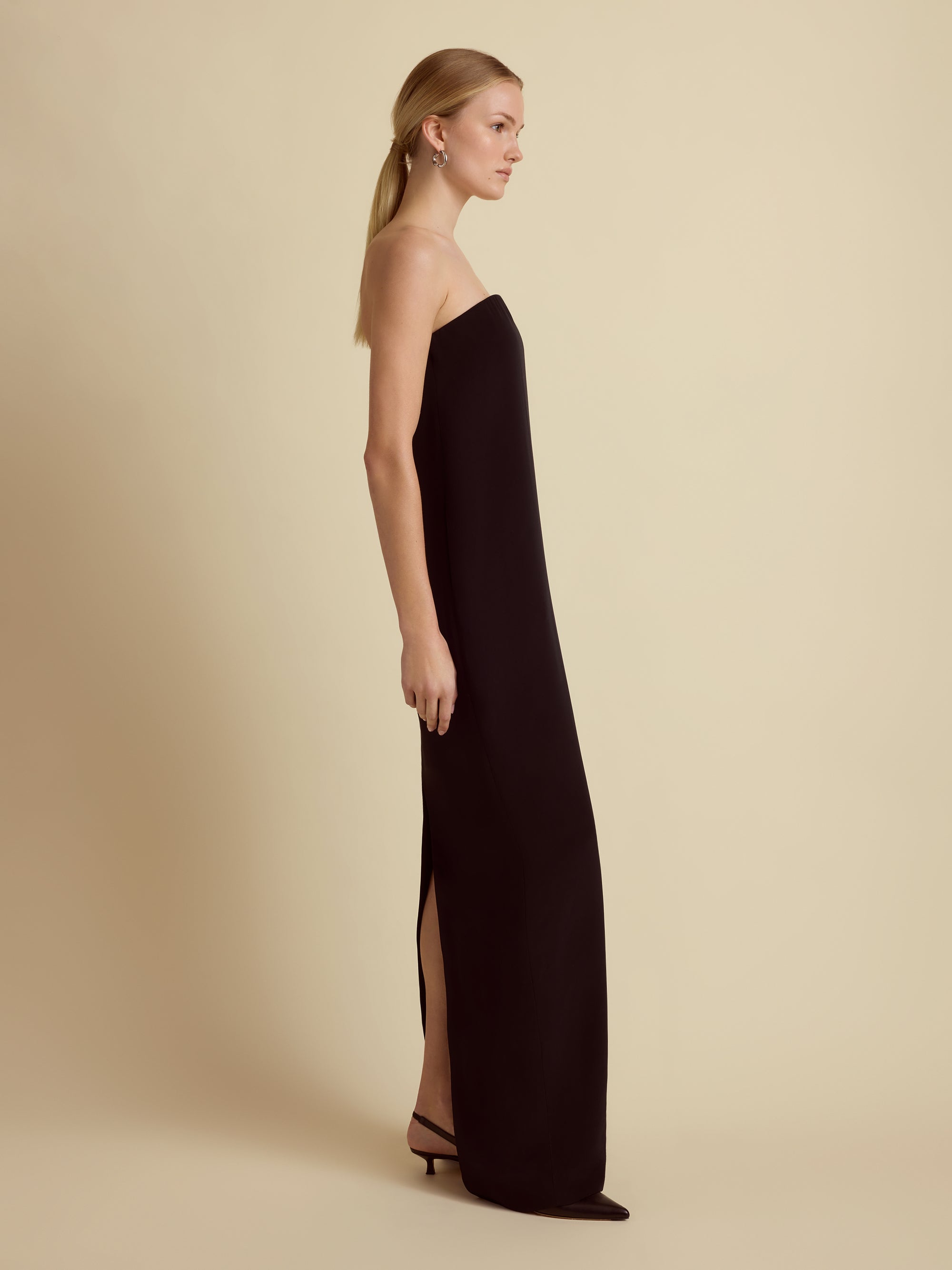 Strapless Cocoon Dress