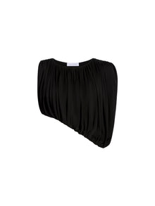 Draped Jersey Top
