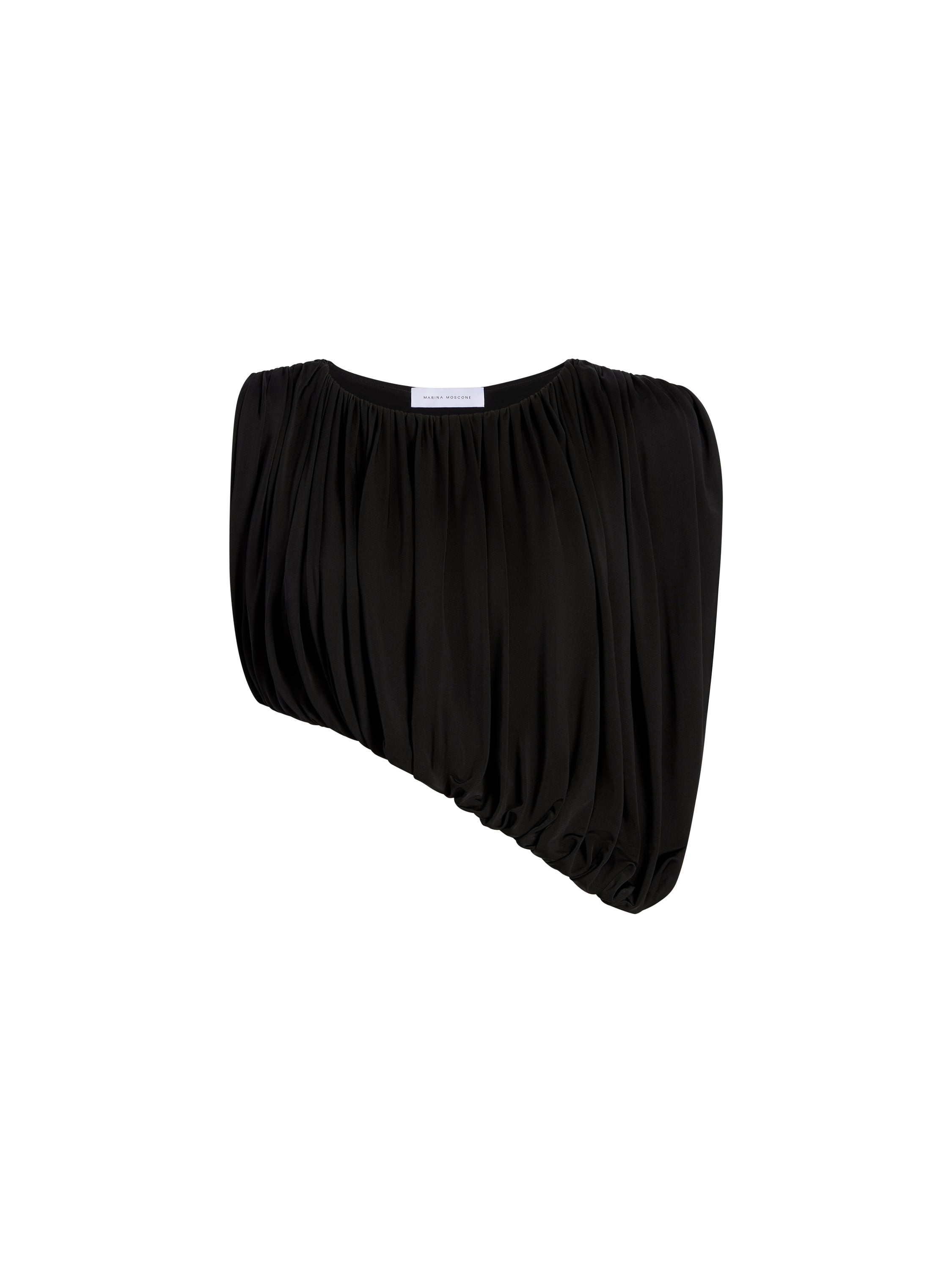 Draped Jersey Top
