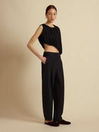 Draped Jersey Top