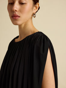 Draped Jersey Top