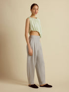 Draped Jersey Top