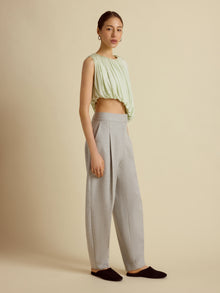 Draped Jersey Top