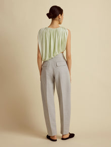 Draped Jersey Top