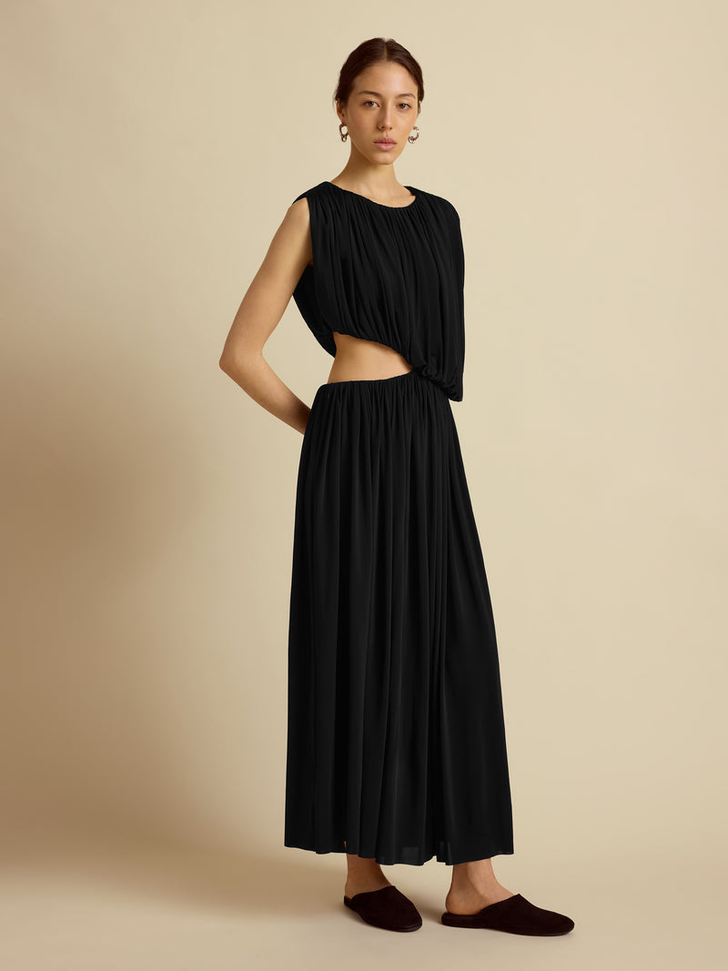 Draped Jersey Dress