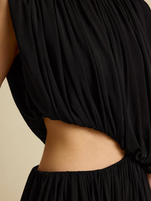 Draped Jersey Dress