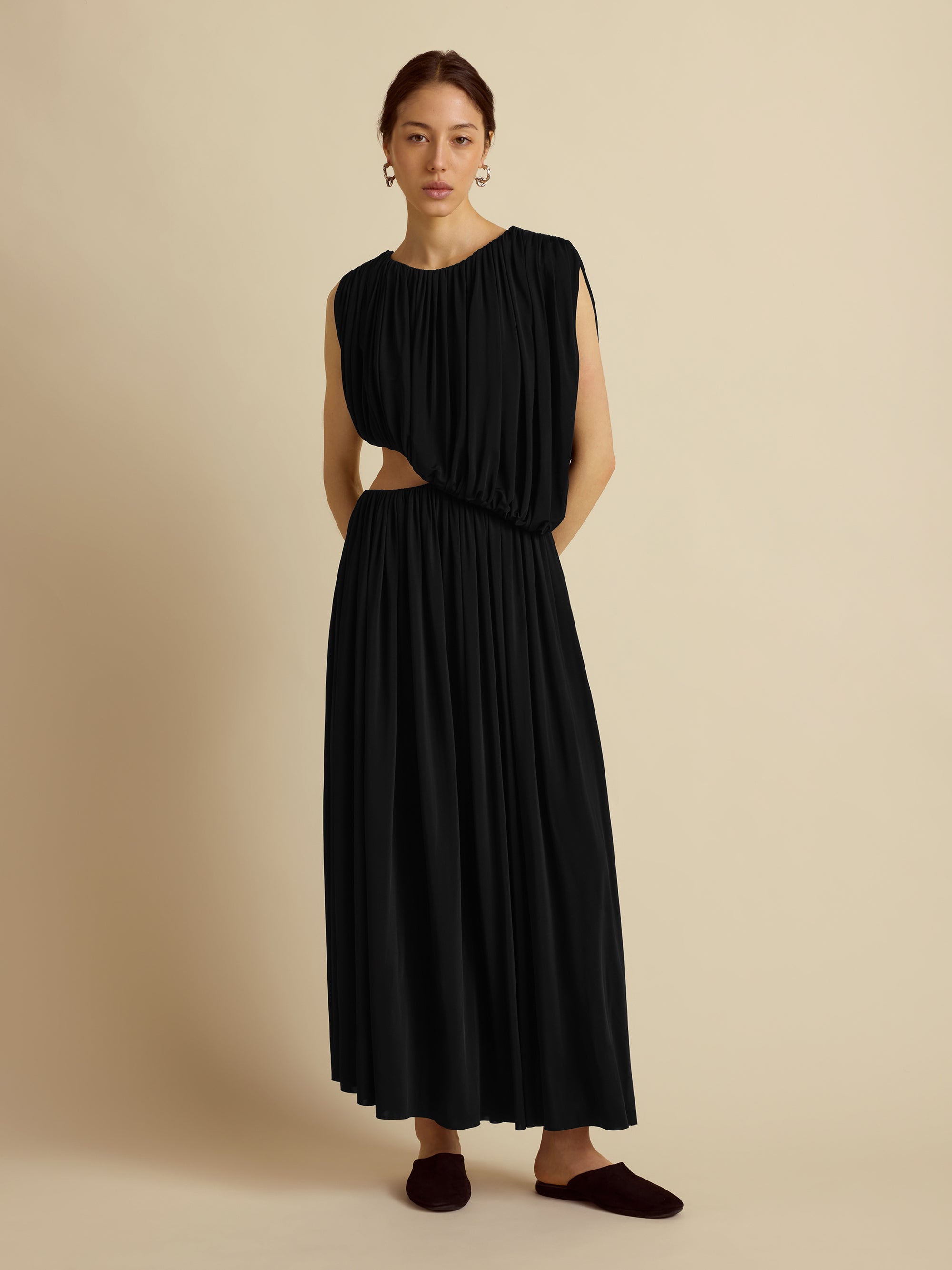 Draped Jersey Dress