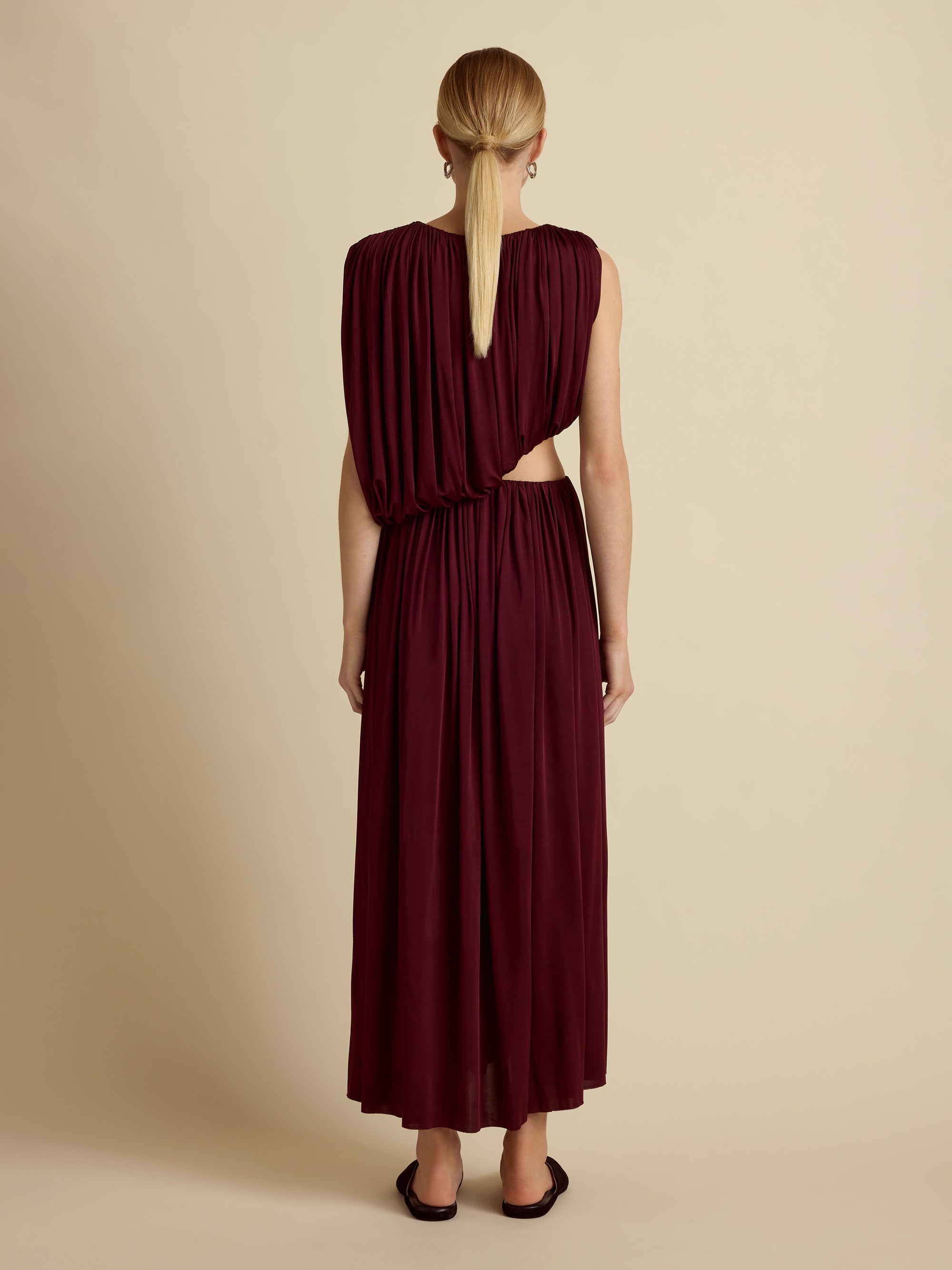 Draped Jersey Dress