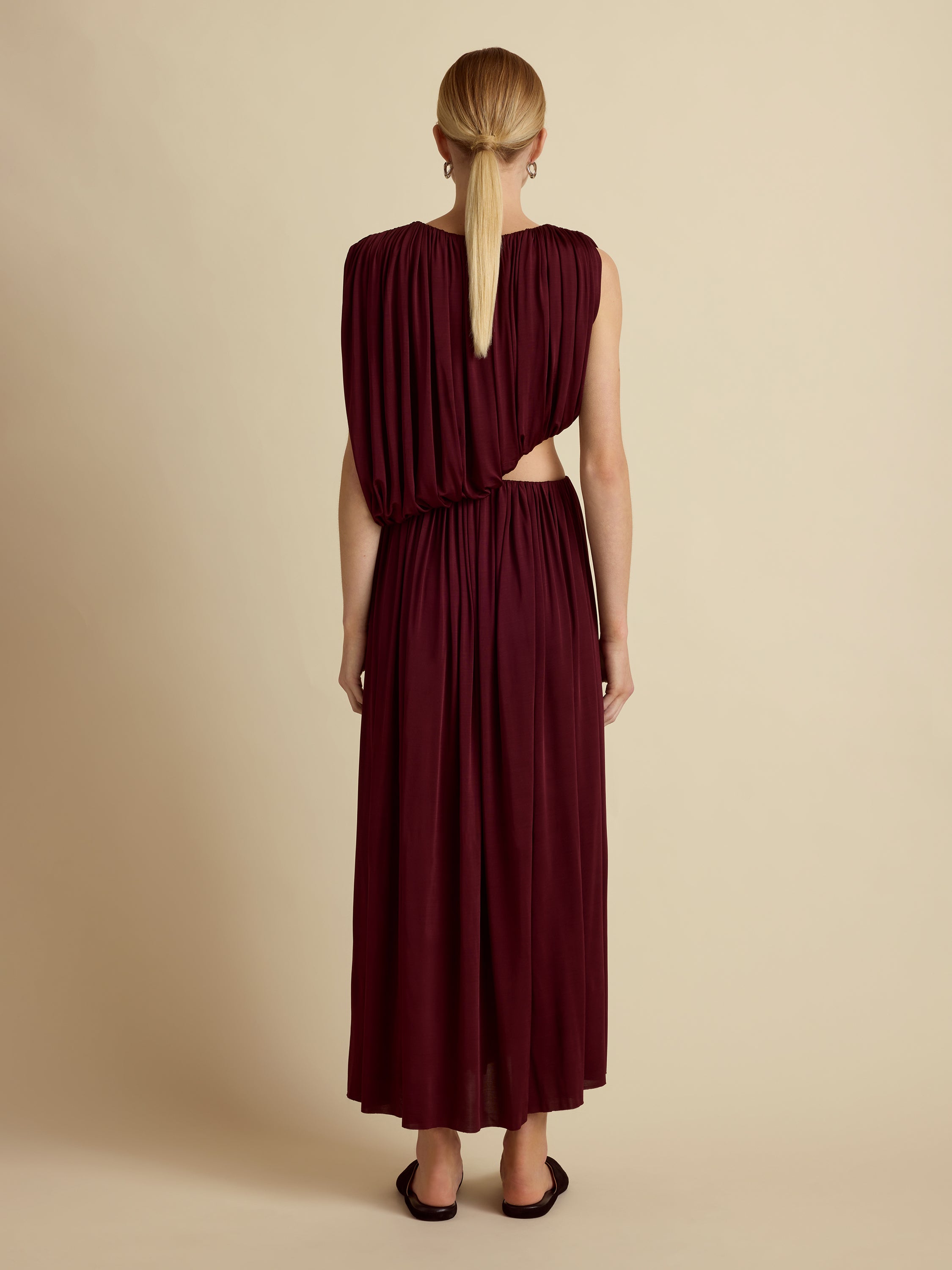 Draped Jersey Dress