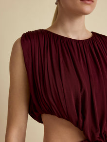 Draped Jersey Dress
