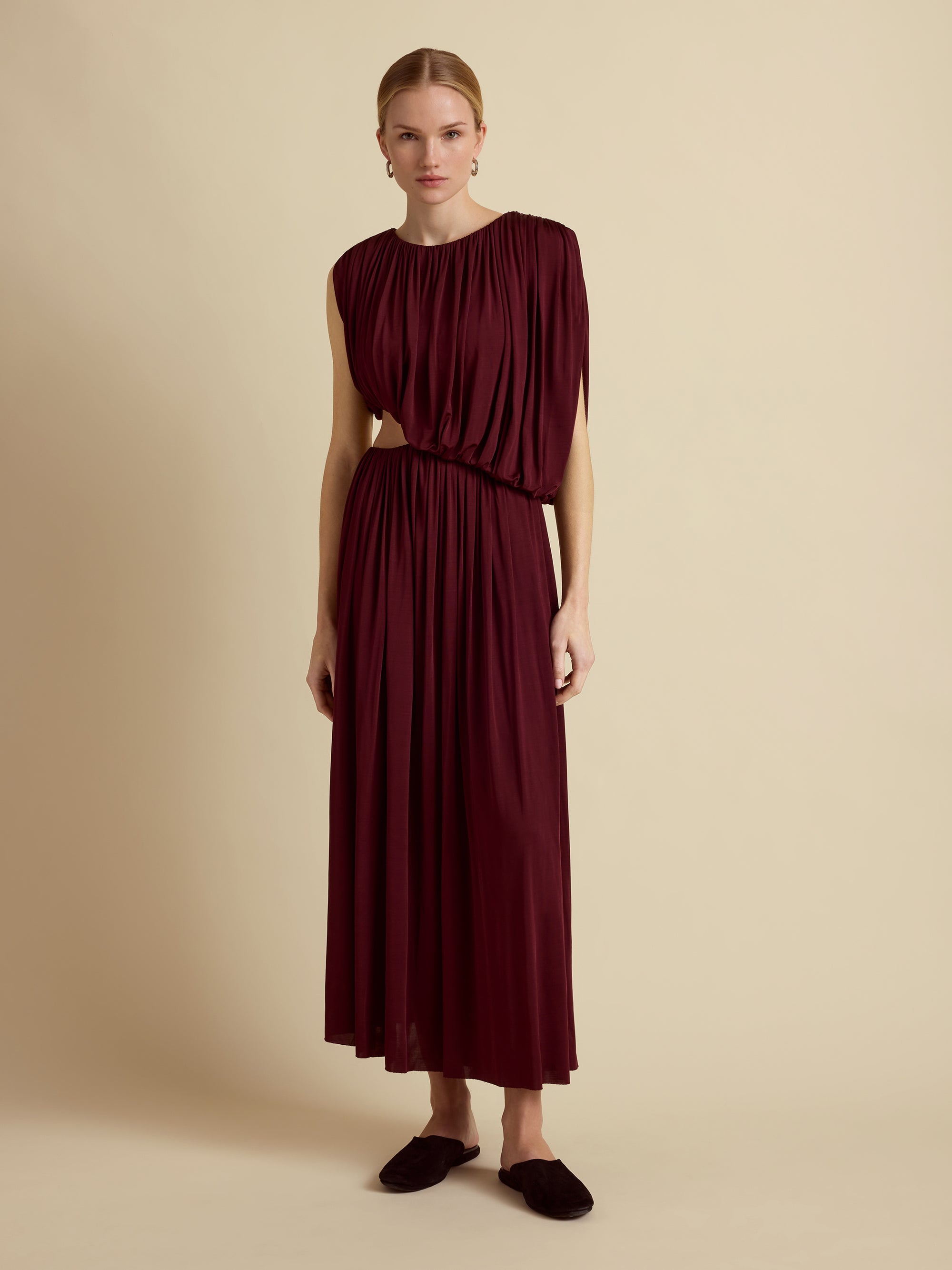 Draped Jersey Dress