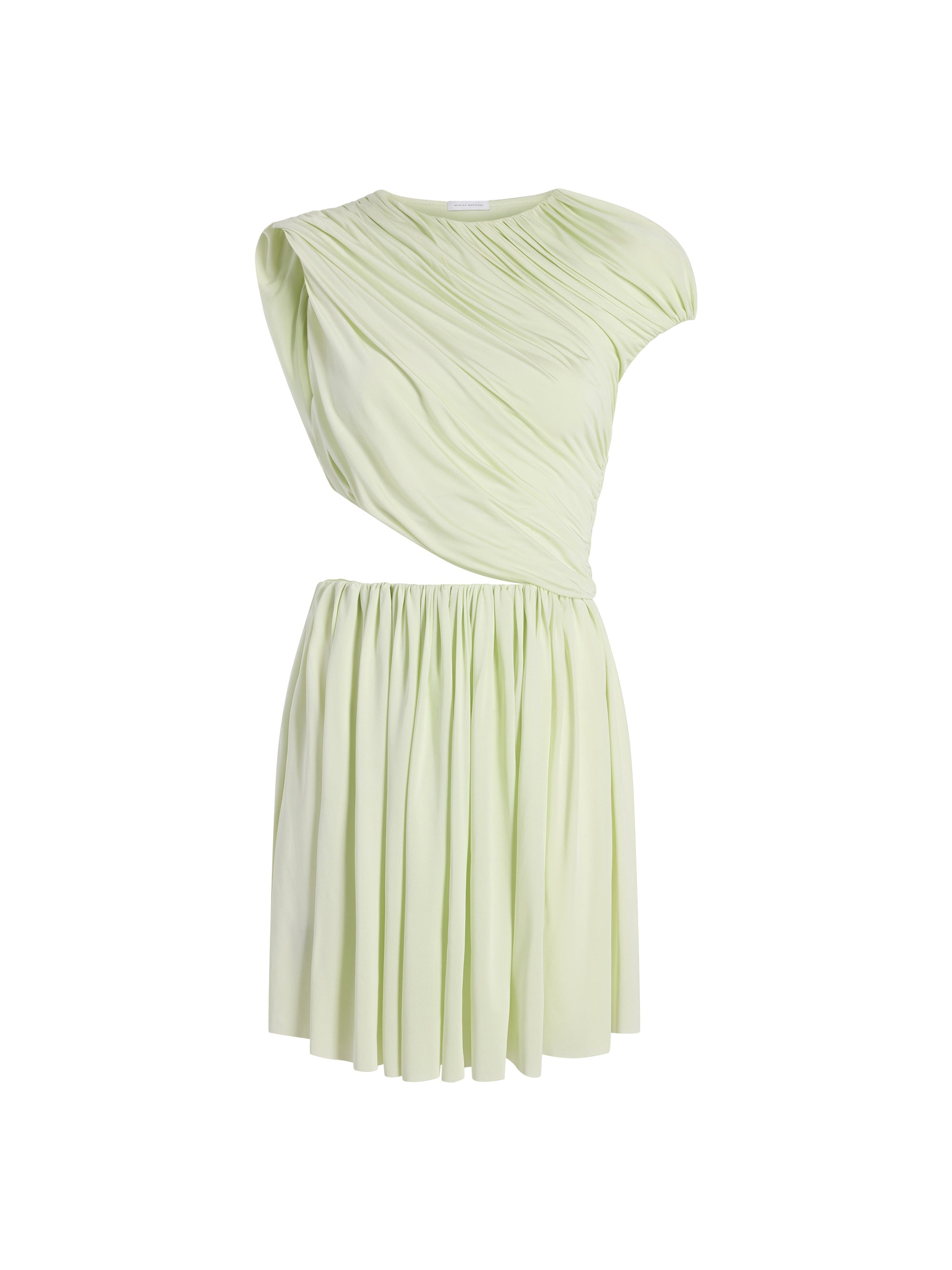 Draped Jersey Mini Dress