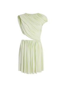 Draped Jersey Mini Dress