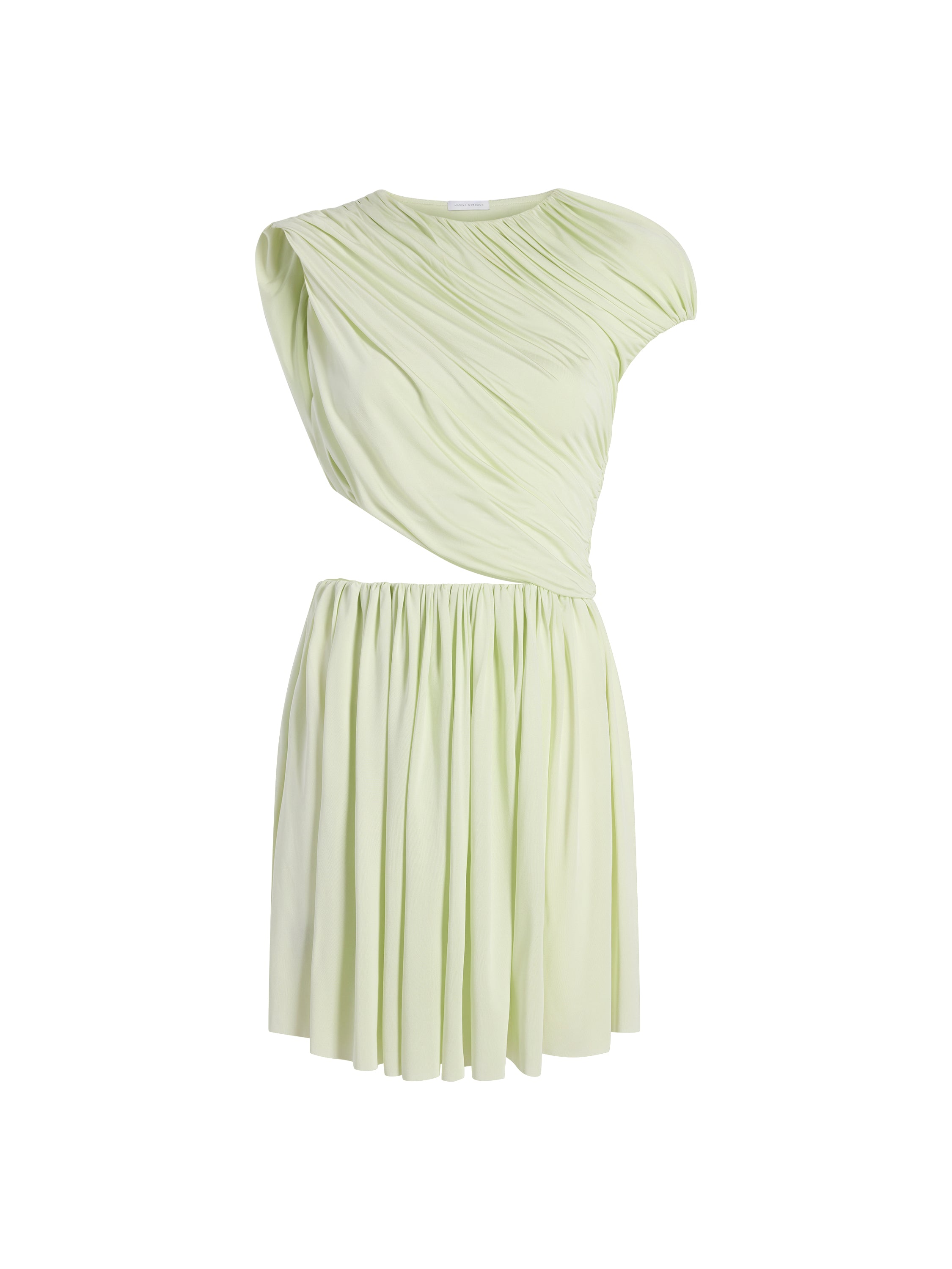 Draped Jersey Mini Dress