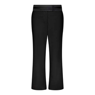 Relaxed Wool Trouser with Raw Edge Detail