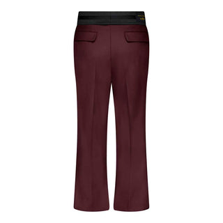 Relaxed Wool Trouser with Raw Edge Detail