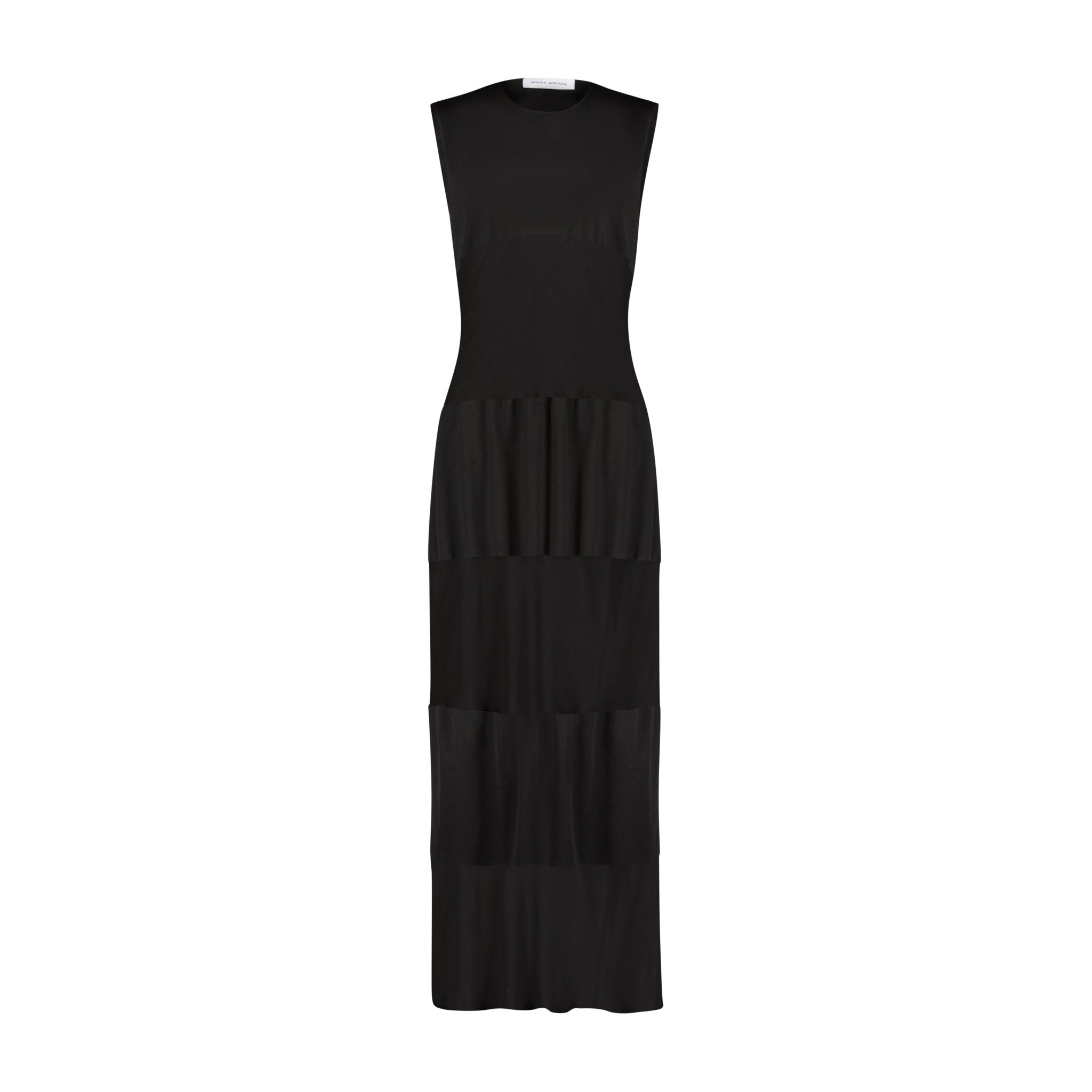 Bonded Jersey Sheath Dress - Marina Moscone