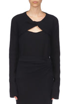 Cashmere Wool Twist Pullover - Marina Moscone