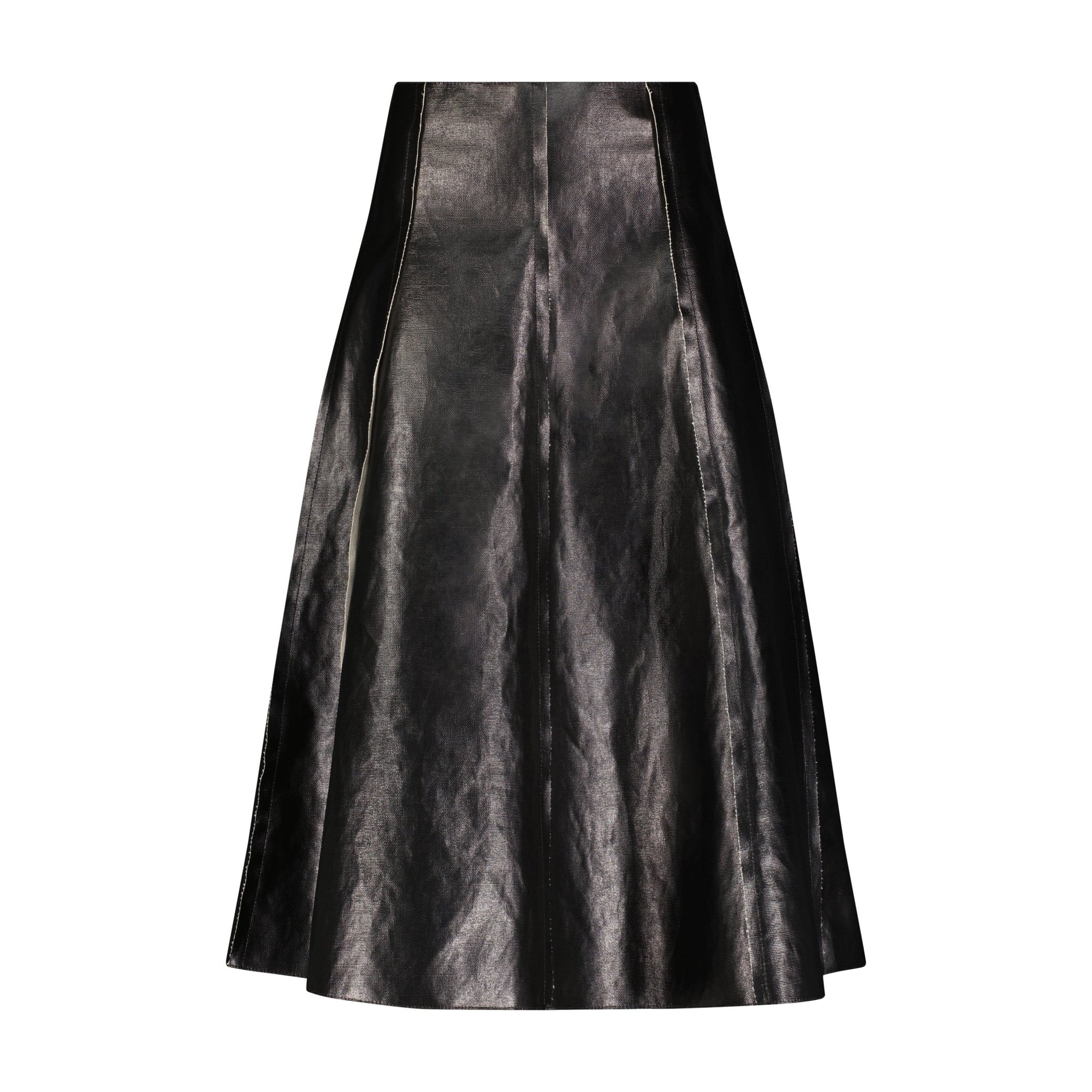 Coated Canvas Cha Cha Skirt - Marina Moscone