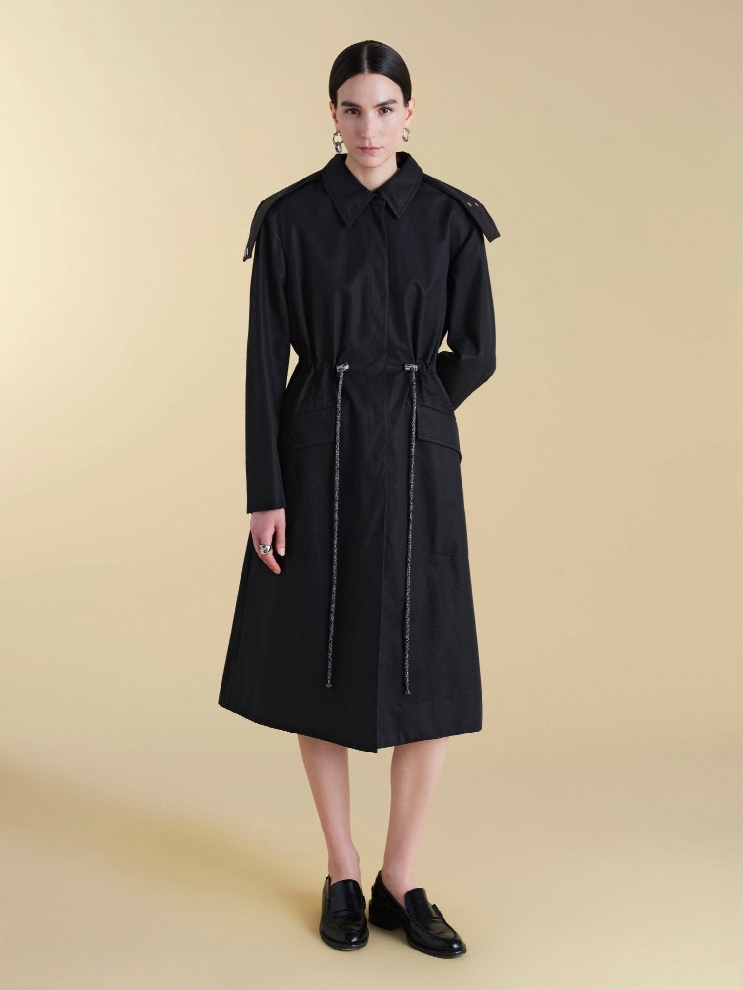 Cotton Canvas Windbreaker - Marina Moscone