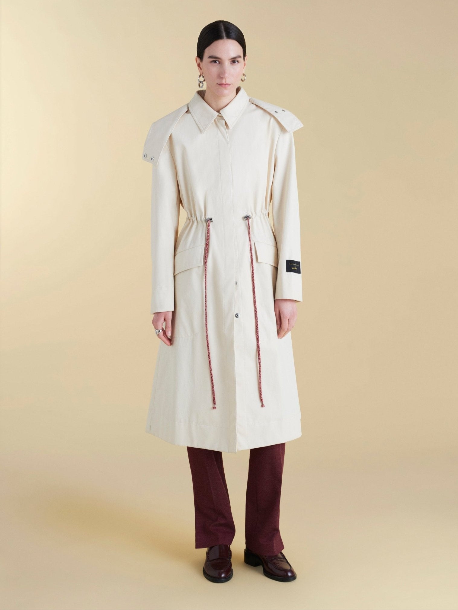 Cotton Canvas Windbreaker - Marina Moscone
