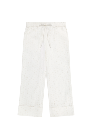 Cotton Eyelet Pajama Set - Marina Moscone