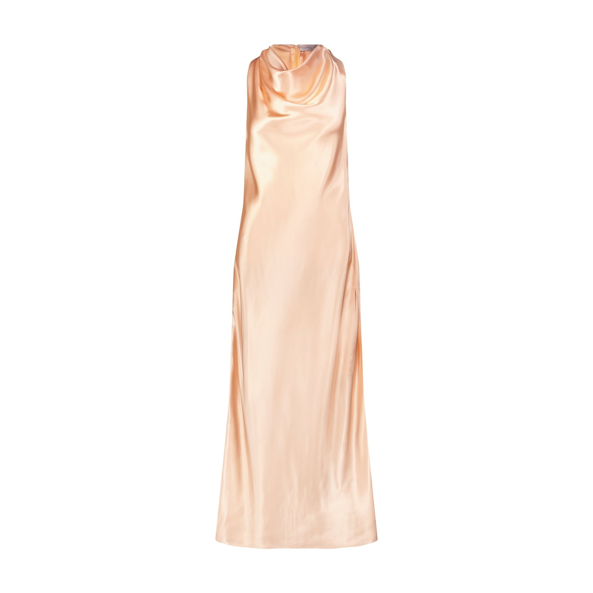 Cowl Neck Satin Bias Slipdress - Marina Moscone